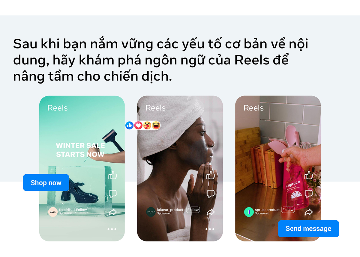 Hướng dẫn quảng cáo trên Reels cho Facebook và Instagram