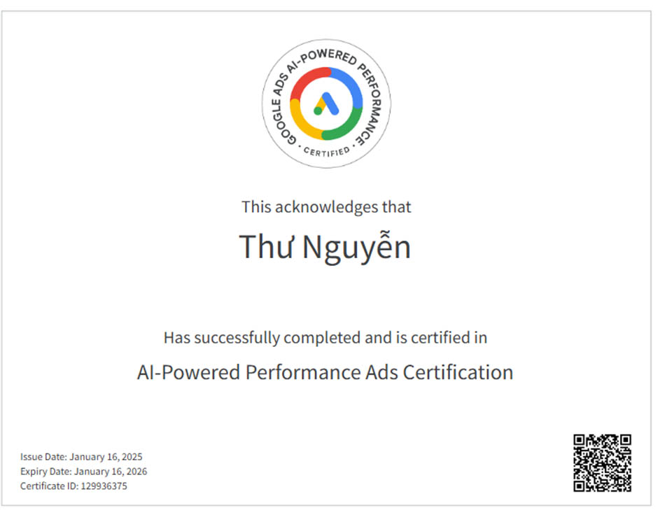 AI-Powered Performance Ads Certification